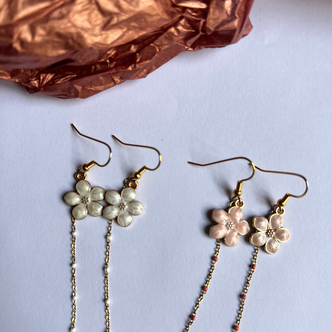 Boucles d'oreilles Meguri 巡り