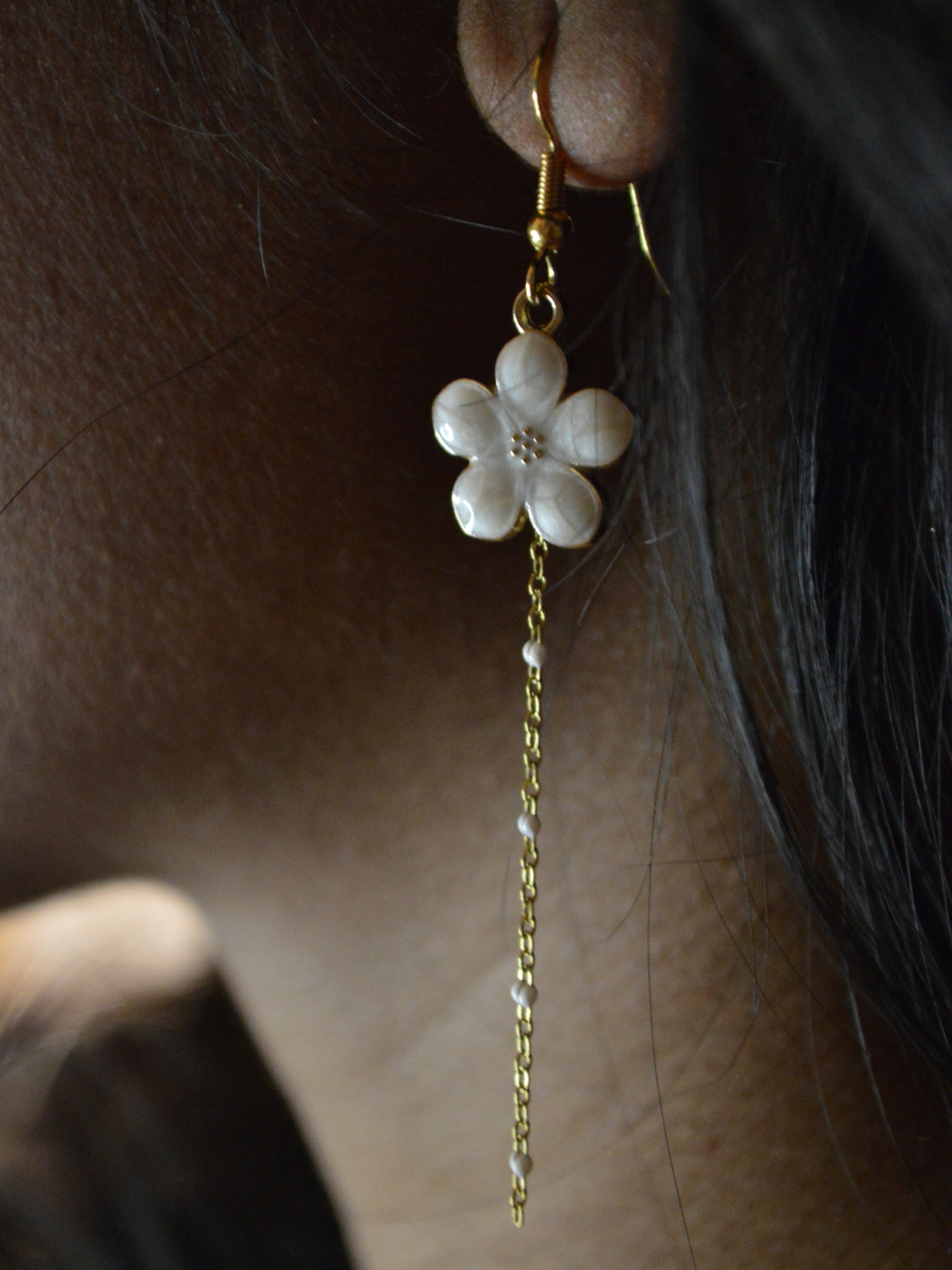 Boucles d'oreilles Shiro 白